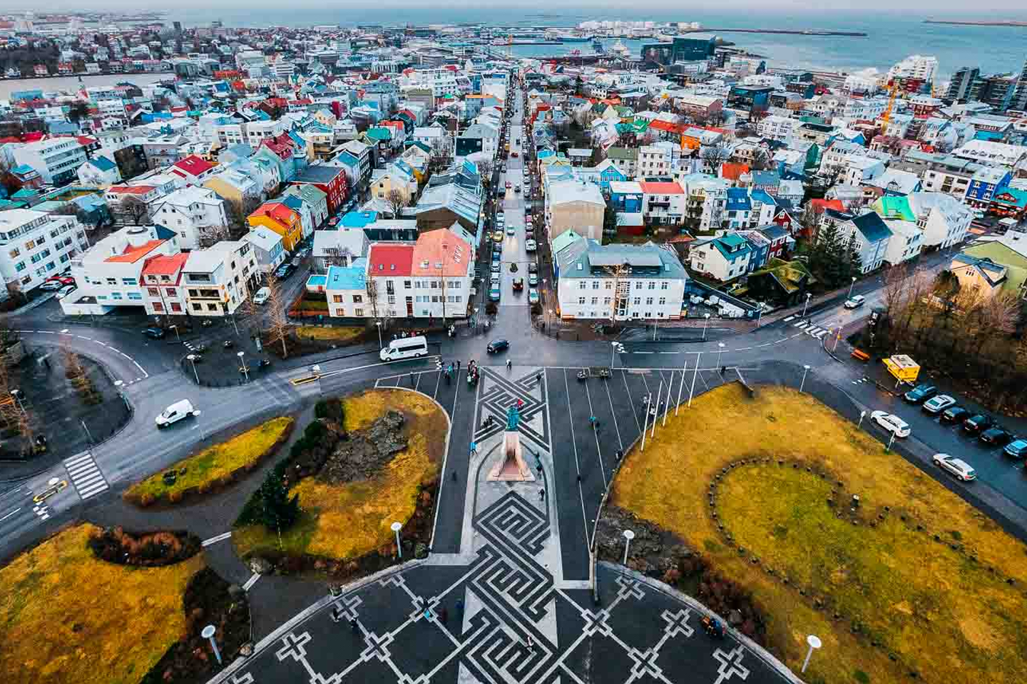 Vue générale de Reykjavik