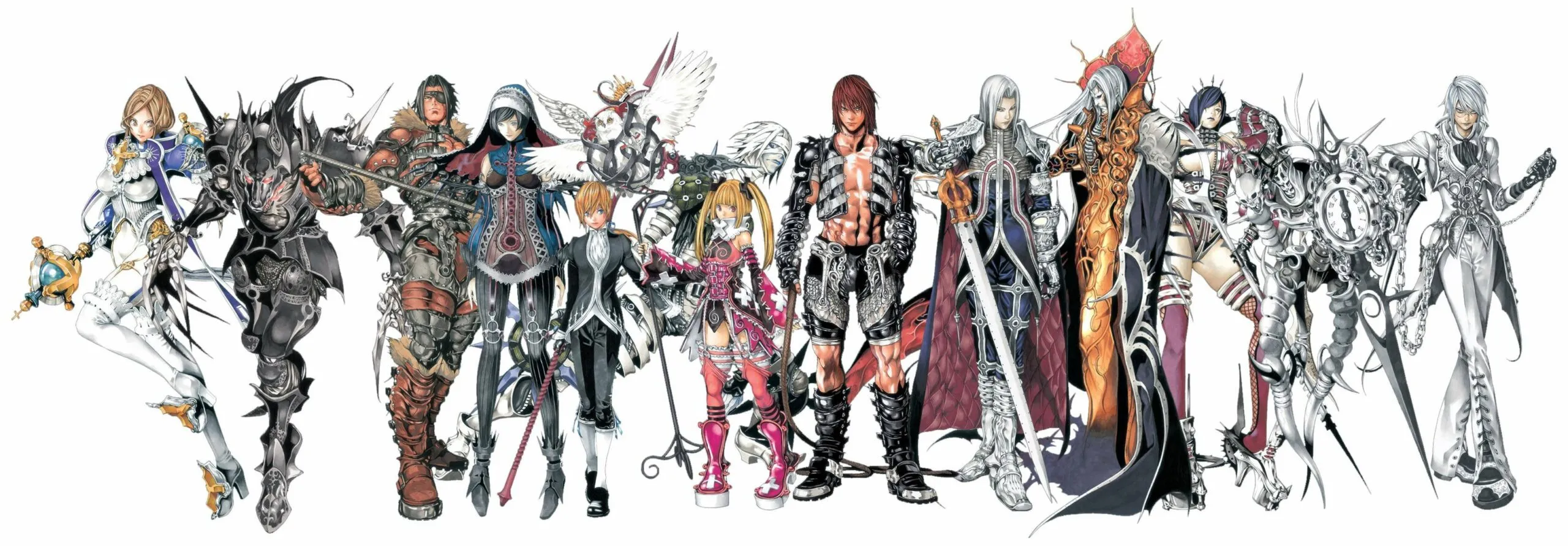 Les personnages originaux de Takeshi Obata, créés pour Castelvania Judgment